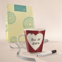 Caneca Namorados Crer para Ver Natura - 250ml