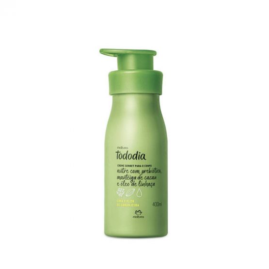 Creme Sorbet Nutritivo p/ Corpo Lima e Flor de Laranjeira 400ml